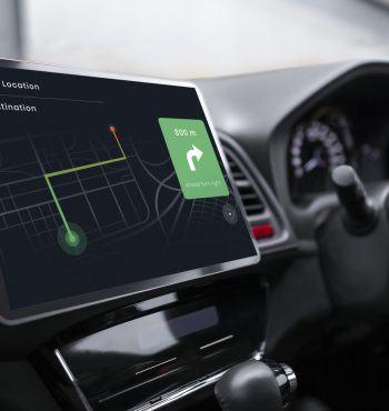 Gps system in a smart car