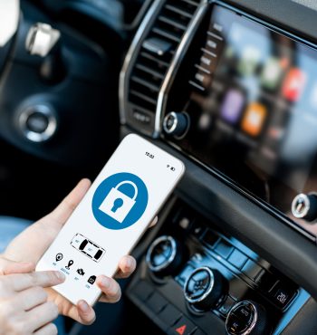 car alarm connected to smartphone